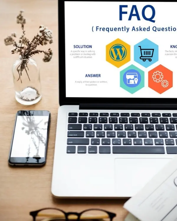 WordPress WooCommerce and Google Business Setup FAQ Image